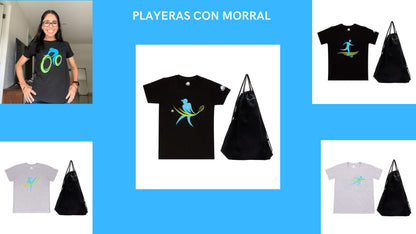 PLAYERA DEPORTIVA B-SANUS con Morral - 6 Modelos