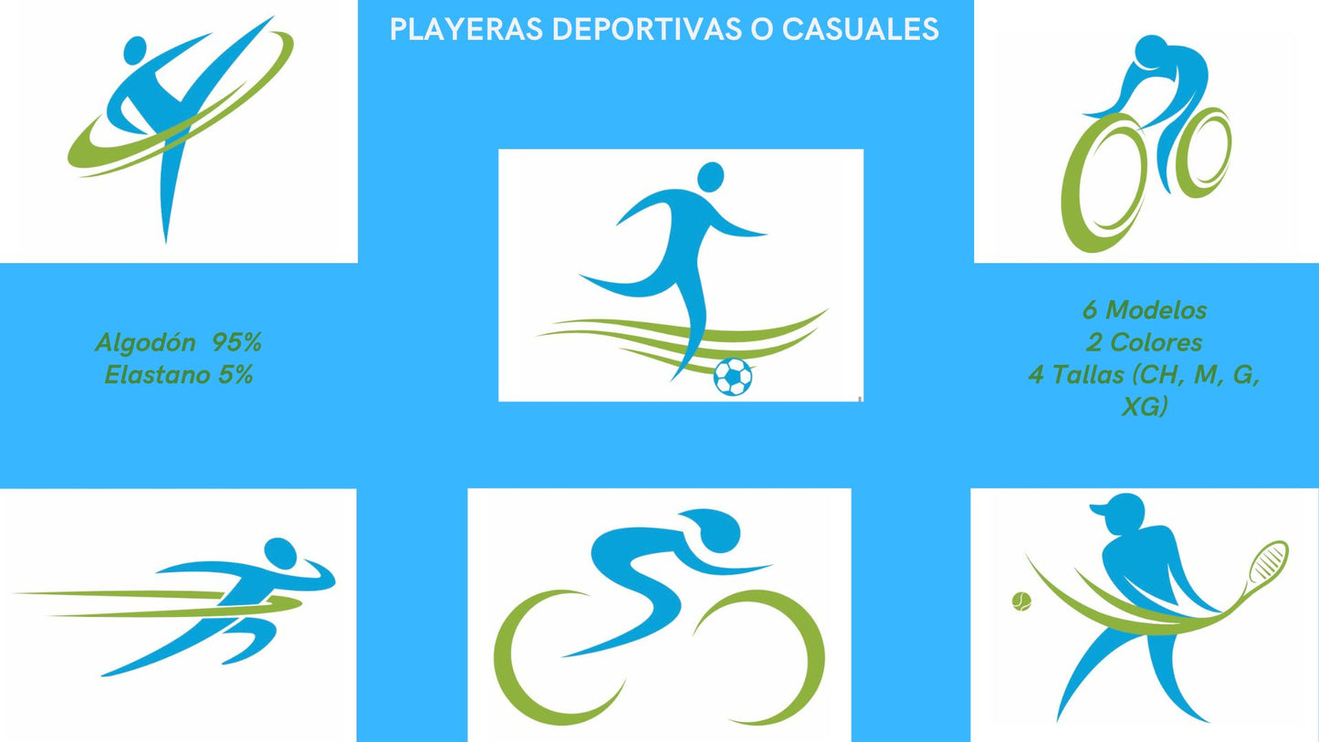PLAYERA DEPORTIVA B-SANUS con Morral - 6 Modelos