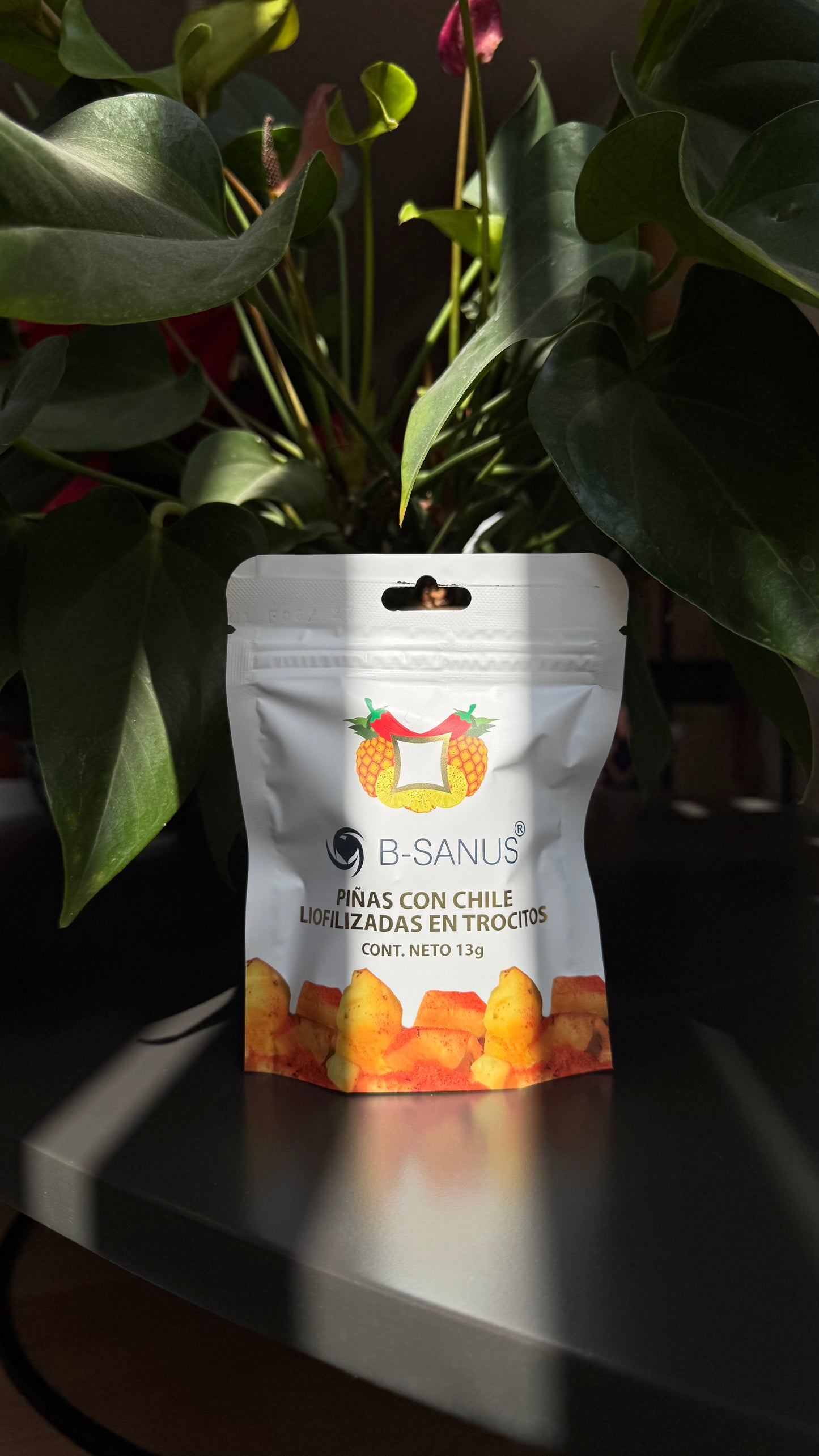 PIÑAS CON CHILE LIOFILIZADAS EN TROZOS B-SANUS (13g)