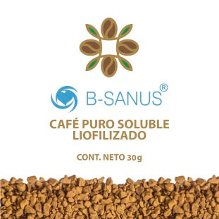 CAFÉ INSTANTÁNEO LIOFILIZADO B-SANUS (30g)
